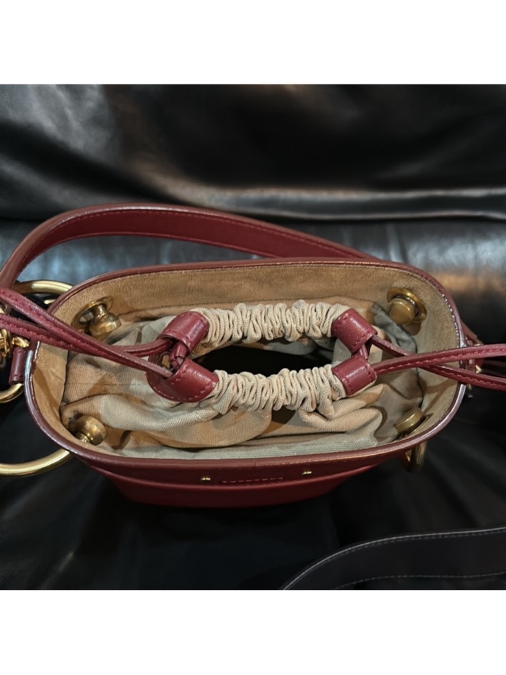 ‼️Authentic Chloe Roy leather Bucket Bag - Picture 10 of 15